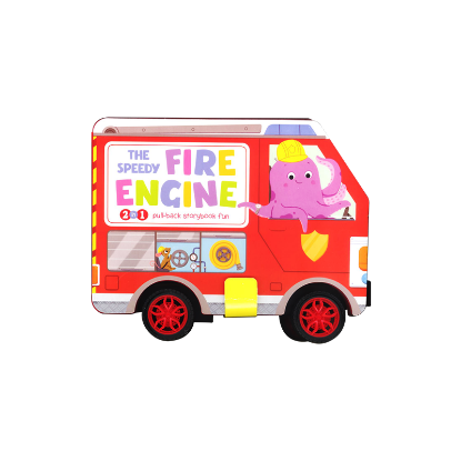 Picture of 2 IN 1 PULL-BACK STORYBOOK FUN-THE SPEEDY FIRE ENGINE