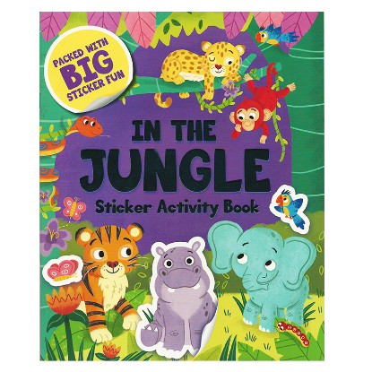 Picture of BIG STICKER ACTIVITY BOOK-IN THE JUNGLE