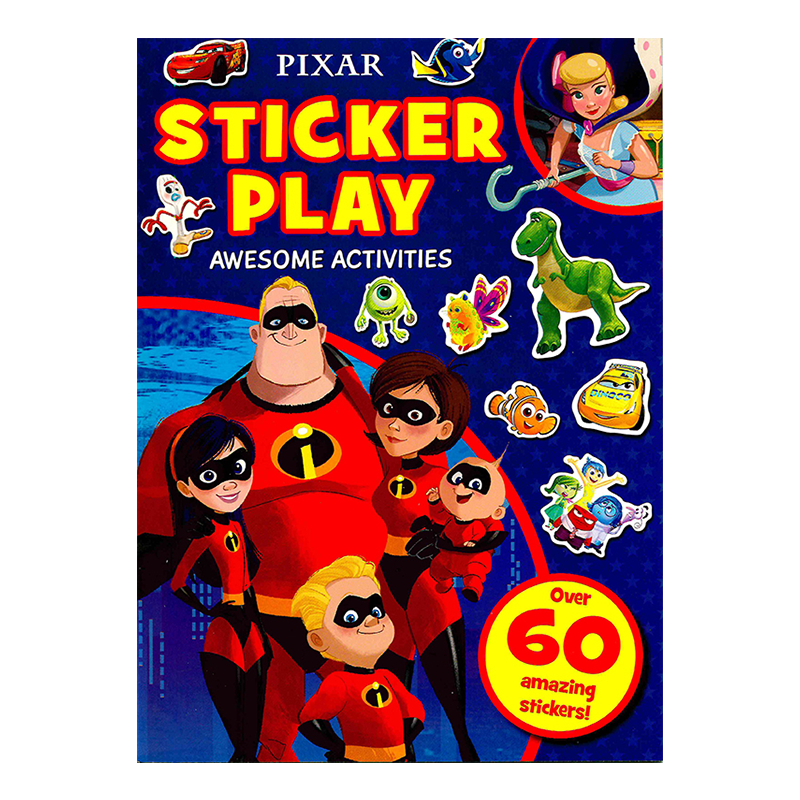 Learning is Fun. DISNEY STICKER PLAYPIXAR AWESOME ACTIVITIES