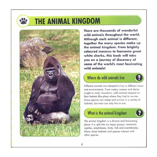 Learning is Fun. FOCUS ON with LENTICULAR WILD ANIMALS
