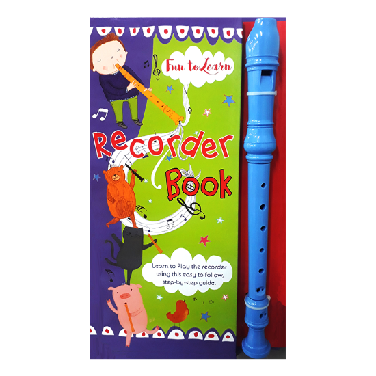 Learning is Fun. FUN TO LEARN RECORDER BOOKBLUE