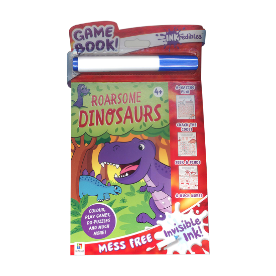 Picture of INKREDIBLES INVISIBLE INK GAME BOOK-ROARSOME DINOSAURS