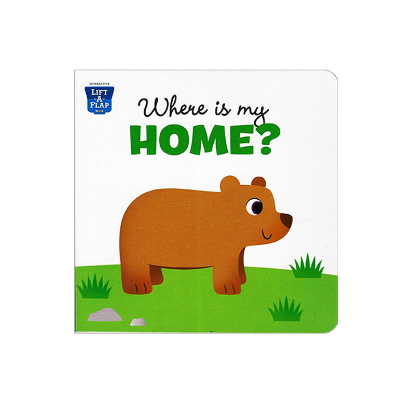 Picture of INTERACTIVE LIFT-A-FLAP BOOK-WHERE IS MY HOME