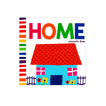 Picture of JR BABY BOARD BOOK-HOME
