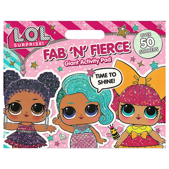 Picture of LOL SURPRISE GIANT ACTIVITY PAD-FAB N FIERCE