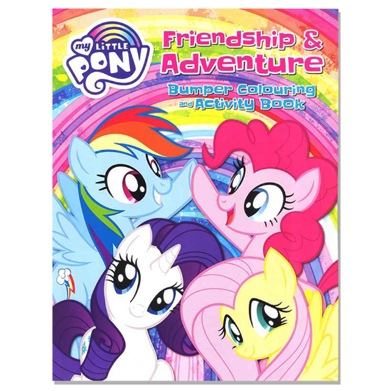 Picture of MY LITTLE PONY BUMPER COLORING AND ACTIVITY BOOK-FRIENDSHIP & ADVENTURE