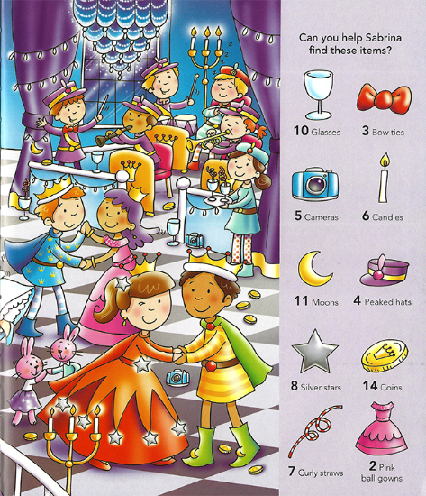 Learning is Fun. SEEK AND FIND HB-PRINCESS