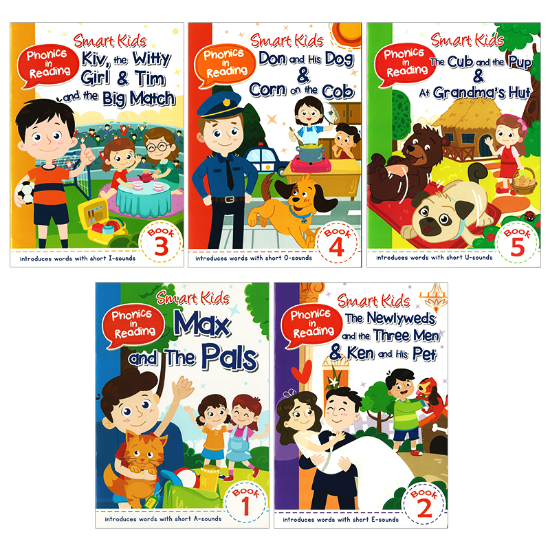 Learning is Fun. SMART KIDS PHONICS IN READING BOOK 1 TO 5