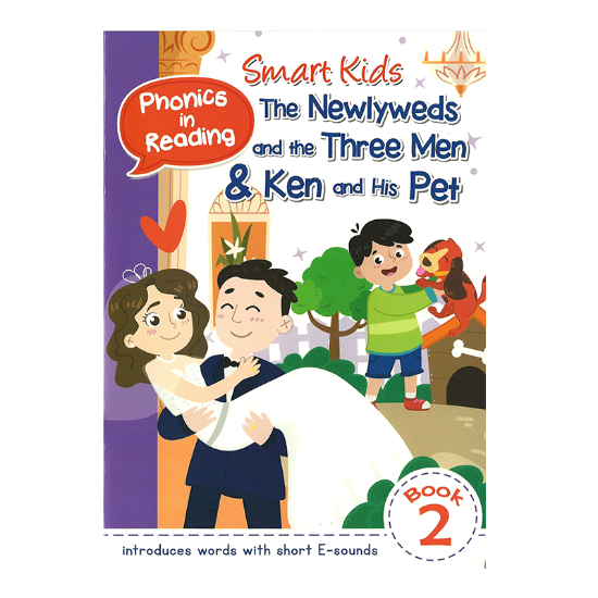 Picture of SMART KIDS PHONICS IN READING BOOK 2-THE NEWLYWEDS & THE THREE MEN & KEN & HIS PET