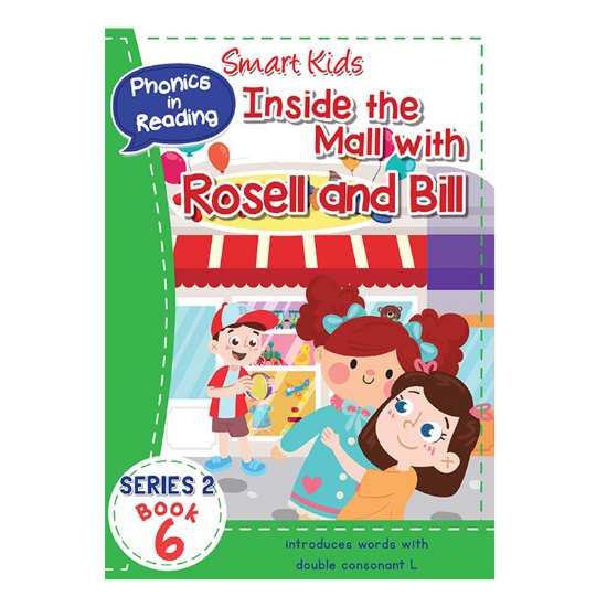 Picture of SMART KIDS PHONICS IN READING BOOK SERIES 2 BOOK 6-INSIDE THE MALL WITH ROSELL AND BILL