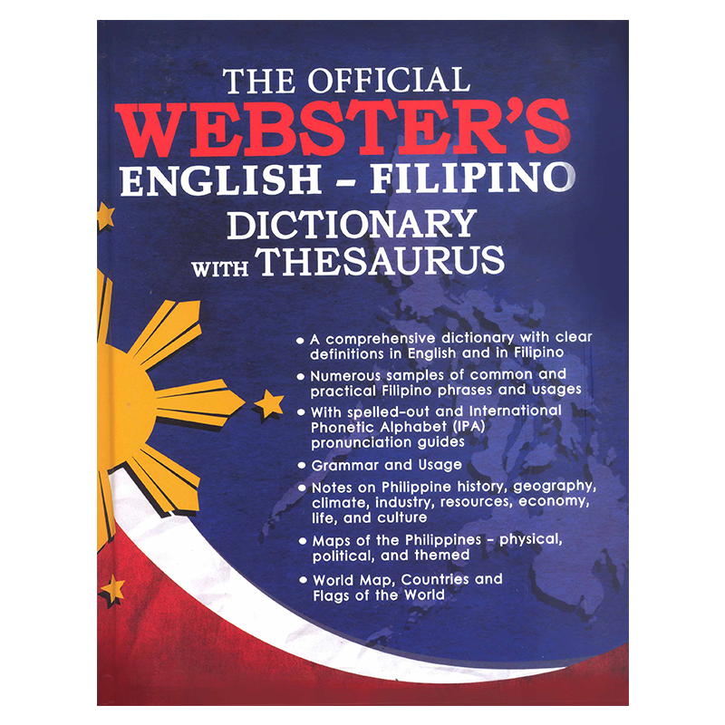 Learning Is Fun THE OFFICIAL WEBSTER S ENGLISH FILIPINO DICTIONARY 