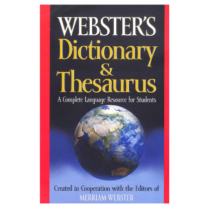 Picture of WEBSTER'S DICTIONARY & THESAURUS: A COMPLETE LANGUAGE RESOURCE FOR STUDENTS