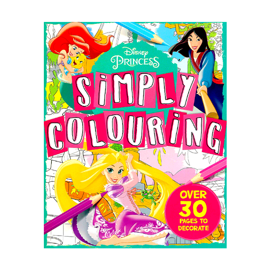 Picture of DISNEY SIMPLY COLORING-PRINCESS