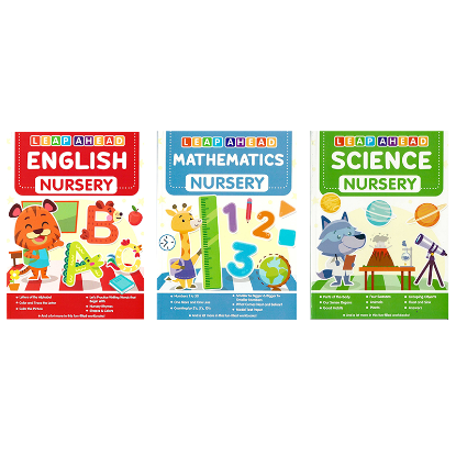 Picture of LEAP AHEAD NURSERY SET OF 3 (ENGLISH, MATH & SCIENCE)