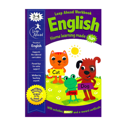 Picture of LEAP AHEAD WORKBOOK ENGLISH 3-4 YEARS