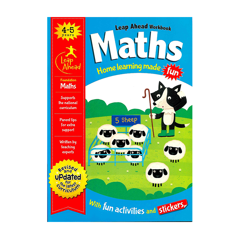 Learning is Fun. LEAP AHEAD WORKBOOK MATHS 4-5 YEARS