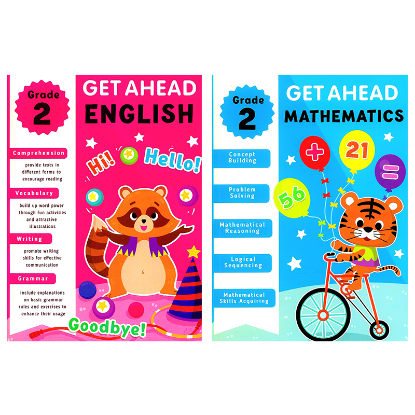 Picture of GET AHEAD GRADE 2-UPDATED SET OF 2  (ENGLISH & MATH)