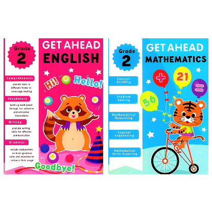 Picture of GET AHEAD GRADE 2-UPDATED SET OF 2 (ENGLISH & MATH)