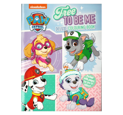Picture of NICKELODEON PAW PATROL DELUXE COLORING BOOK-FREE TO BE ME