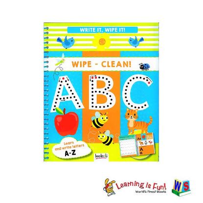 Picture of WRITE IT, WIPE IT! WIPE-CLEAN-ABC