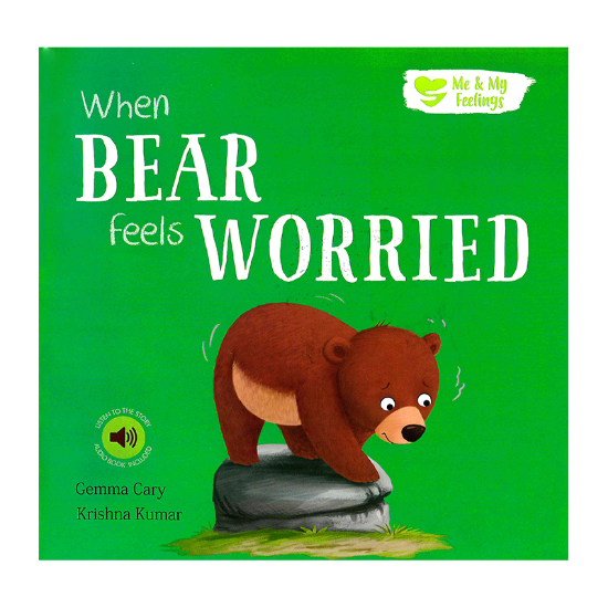 Picture of SQUARE PAPERBACK ME AND MY FEELINGS-WHEN BEAR FEELS WORRIED