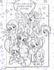 Picture of MY LITTLE PONY COLORING BOOK 16PP-BESTIES