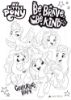 Picture of MY LITTLE PONY COLORING BOOK-BE BRAVE, BE KIND