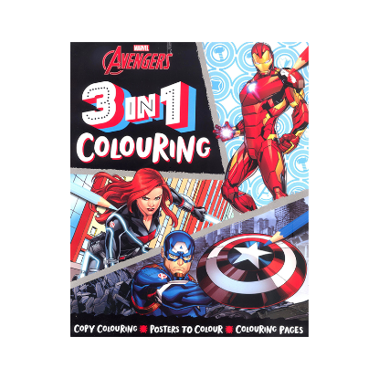 Picture of MARVEL 3IN1 COLORING-AVENGERS