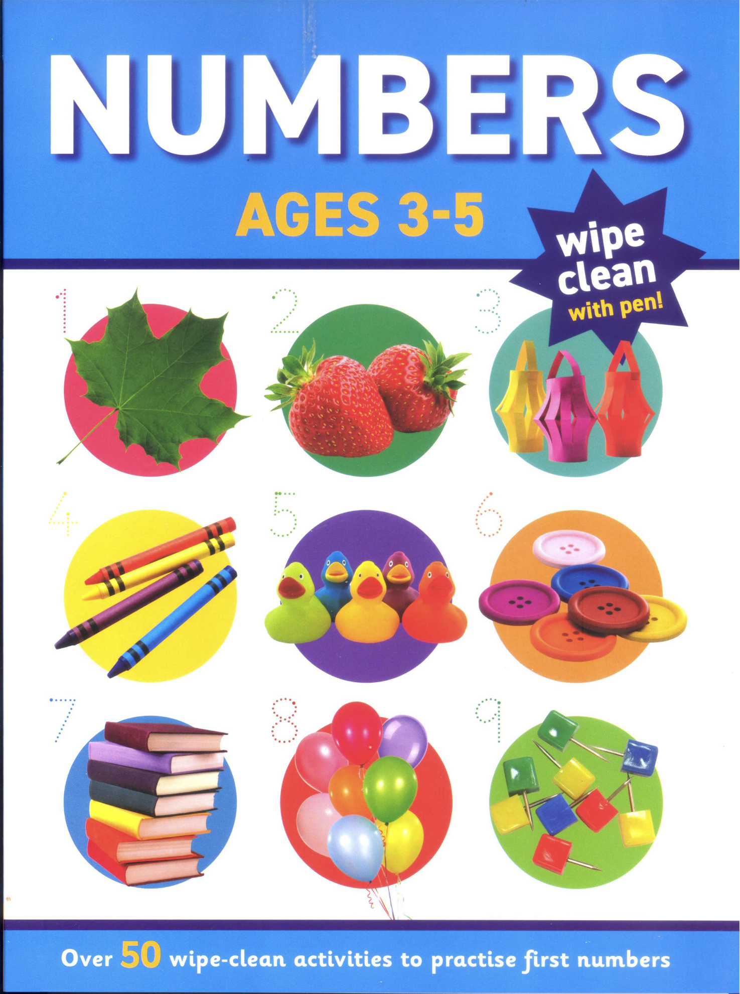 Learning is Fun. WIPE CLEAN-NUMBERS