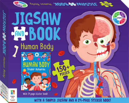 Picture of STEM JIGSAW AND BOOK-HUMAN BODY