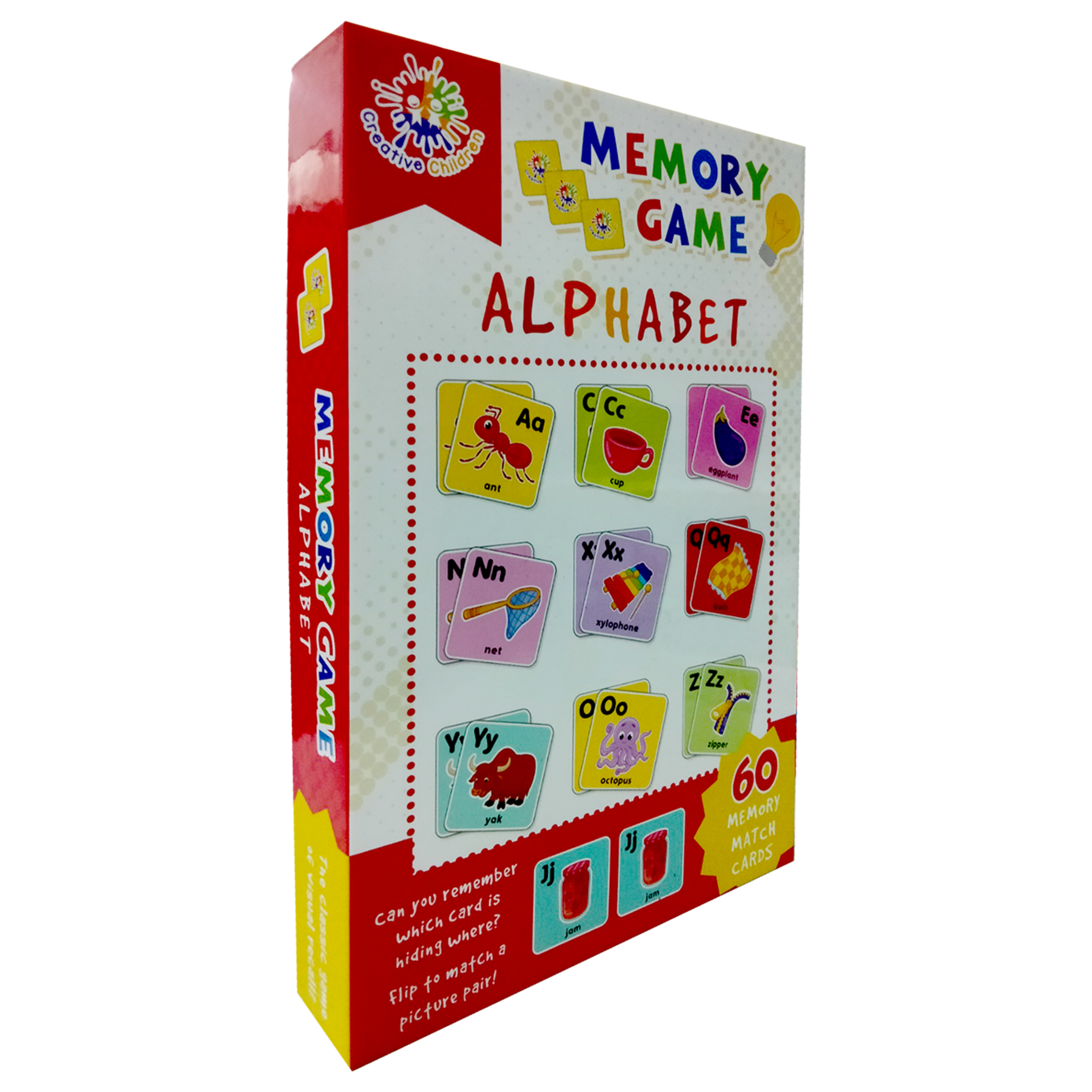 Learning is Fun. CREATIVE CHILDREN MEMORY GAMEALPHABET