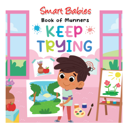 Picture of SMART BABIES BOOK OF MANNERS-KEEP TRYING