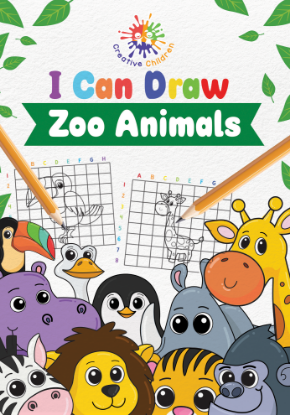 Picture of CREATIVE CHILDREN I CAN DRAW-ZOO ANIMALS