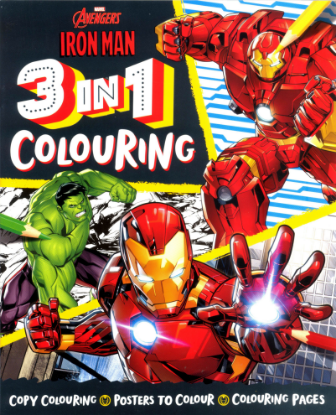 Picture of MARVEL 3IN1 COLORING-IRON MAN