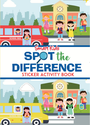 Picture of SMART KIDS STICKER & ACTIVITY BOOK-SPOT THE DIFFERENCE