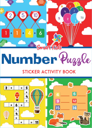 Picture of SMART KIDS STICKER & ACTIVITY BOOK-NUMBER PUZZLE