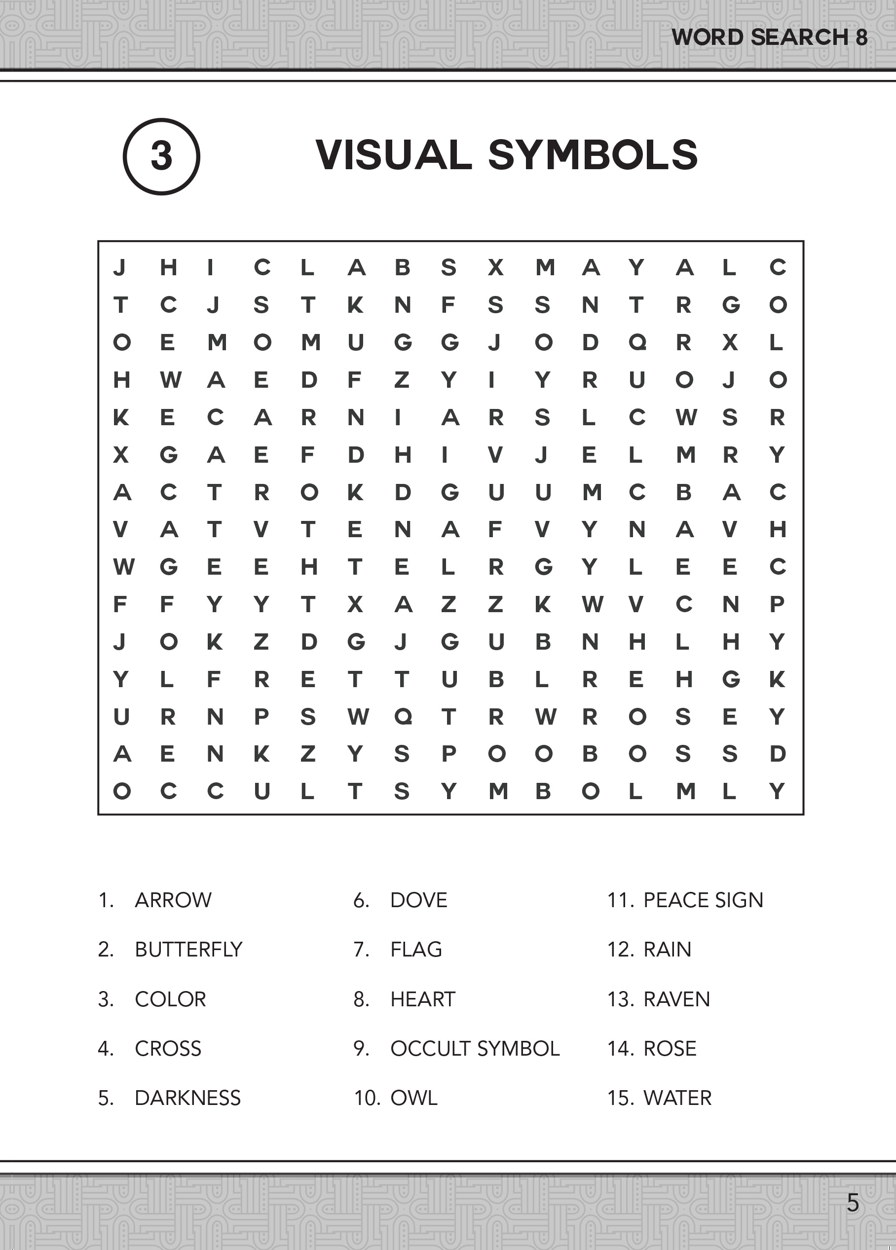 Learning is Fun. WORD SEARCH PUZZLE BOOK 8