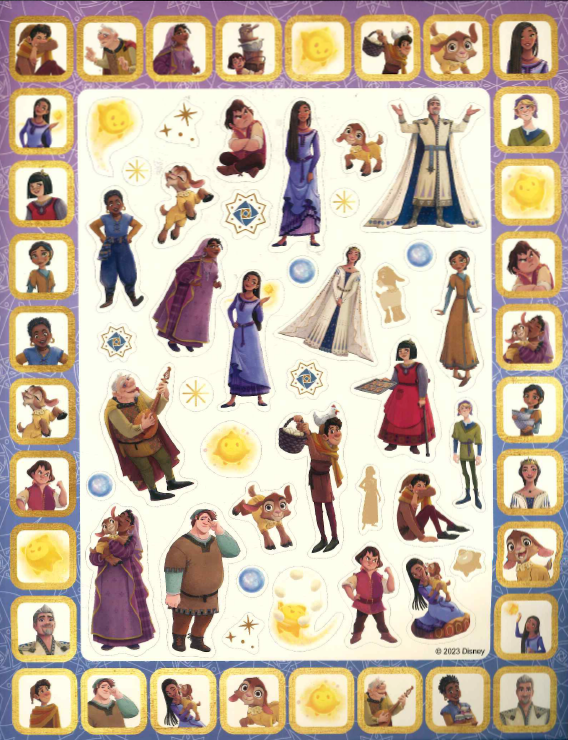 Learning is Fun. DISNEY 1001 STICKERS-WISH
