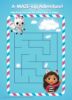 Picture of GABBY'S DOLLHOUSE STICKER BY NUMBER ACTIVITY BOOK