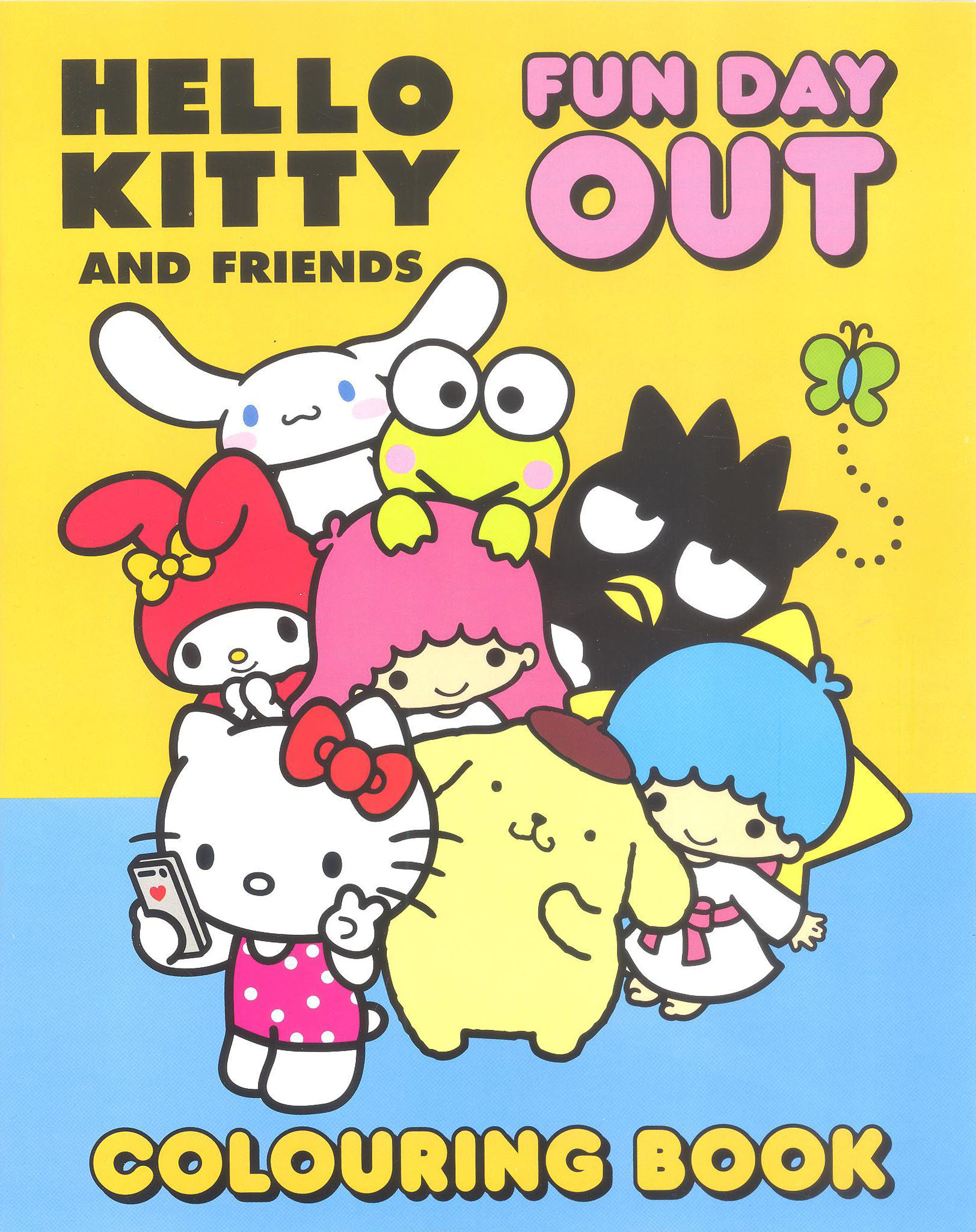 Learning is Fun. HELLO KITTY AND FRIENDS 16PP COLORING BOOK-FUN DAY OUT